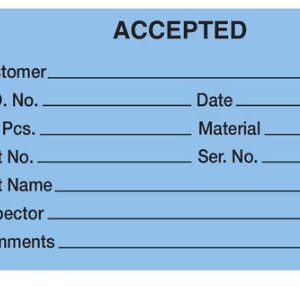 13 Point Plain Inspection and Repair Tags - 1 Part