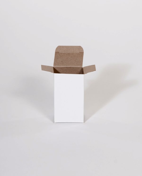4 x 4 x 4" White Reverse Tuck Folding Carton (250/case)