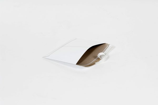 12 1/2 x 9 1/2  #1EP White Side-Loading Self-Seal Stayflats® Express Pouch Mailer (250/Case)