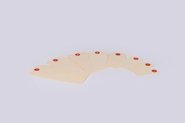 # 7 5 3/4" x 2 7/8"  13 Pt. Manila Shipping Tags - Unwired (1000/case)