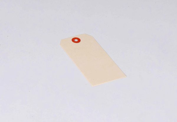 #6 5 1/4" x 2 5/8"  10 Pt. Manila Shipping Tags - Unwired (1000/case)
