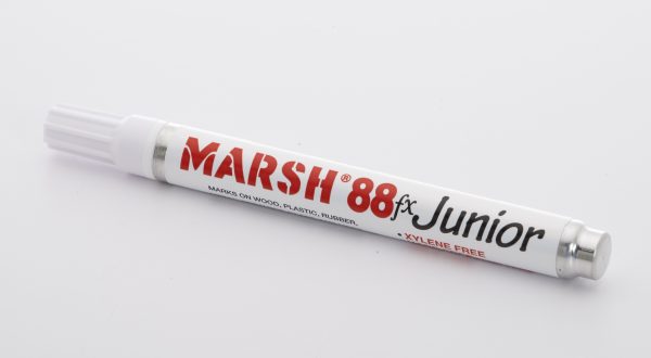 Marsh M88FX Junior Paint Marker, White (12/pk)