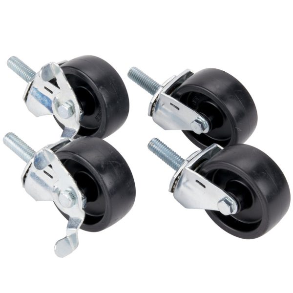 Set of 3" Casters (4) weight capacity 500lbs