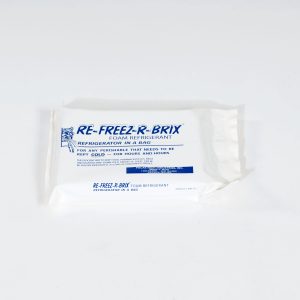 11 1/4 x 9 1/4 x 1" Re-Freez-R Brix Cold Pack - 64 oz. (12/case)