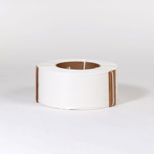 1/2" x 9,900` .023 300# 9 x 8 White Machine Grade Poly Strapping
