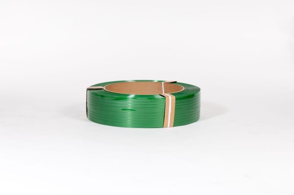 5/8" x 4,000` .035 1400# 16 x 6 Smooth Green Polyester Strapping (each)