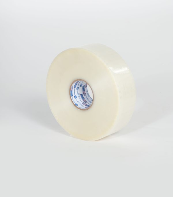 3" x 1000 yds. 2.2 Mil Medium Grade Clear Hot Melt Carton Sealing Tape (4/Case)